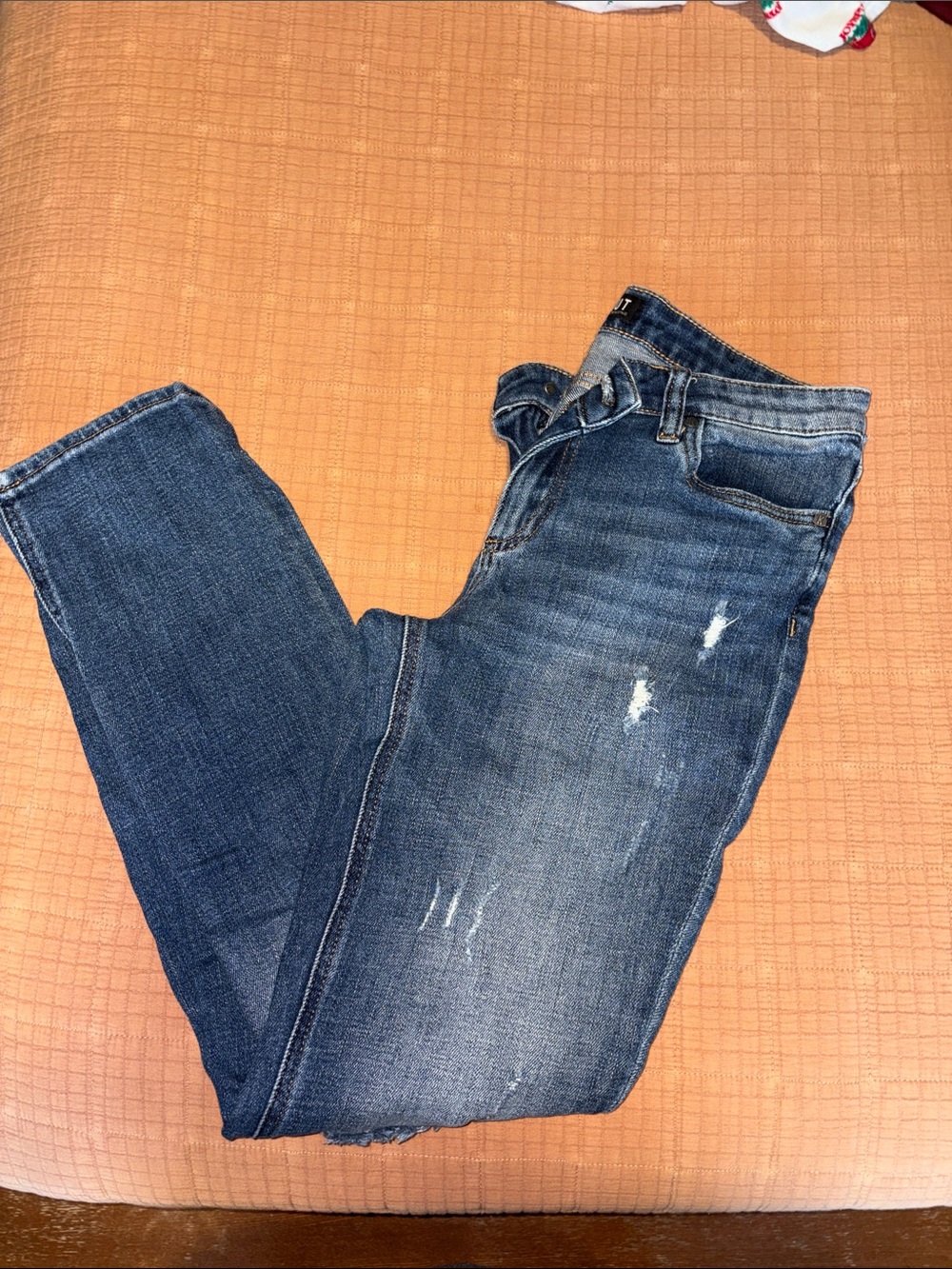 Kut from the Kloth Dark Blue Skinny Jeans size 4 29” inseam